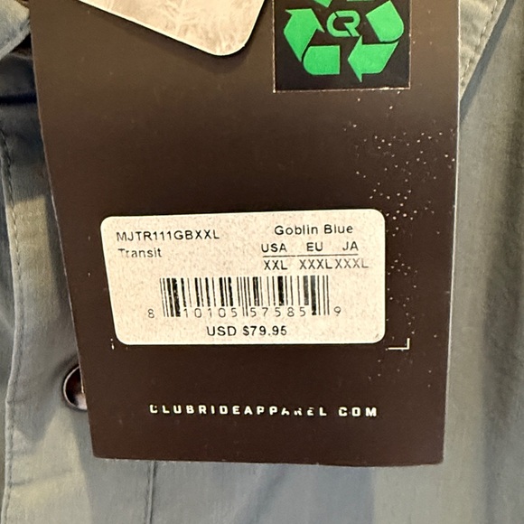 NWT Club Ride Transit Shirt - Picture 5 of 6